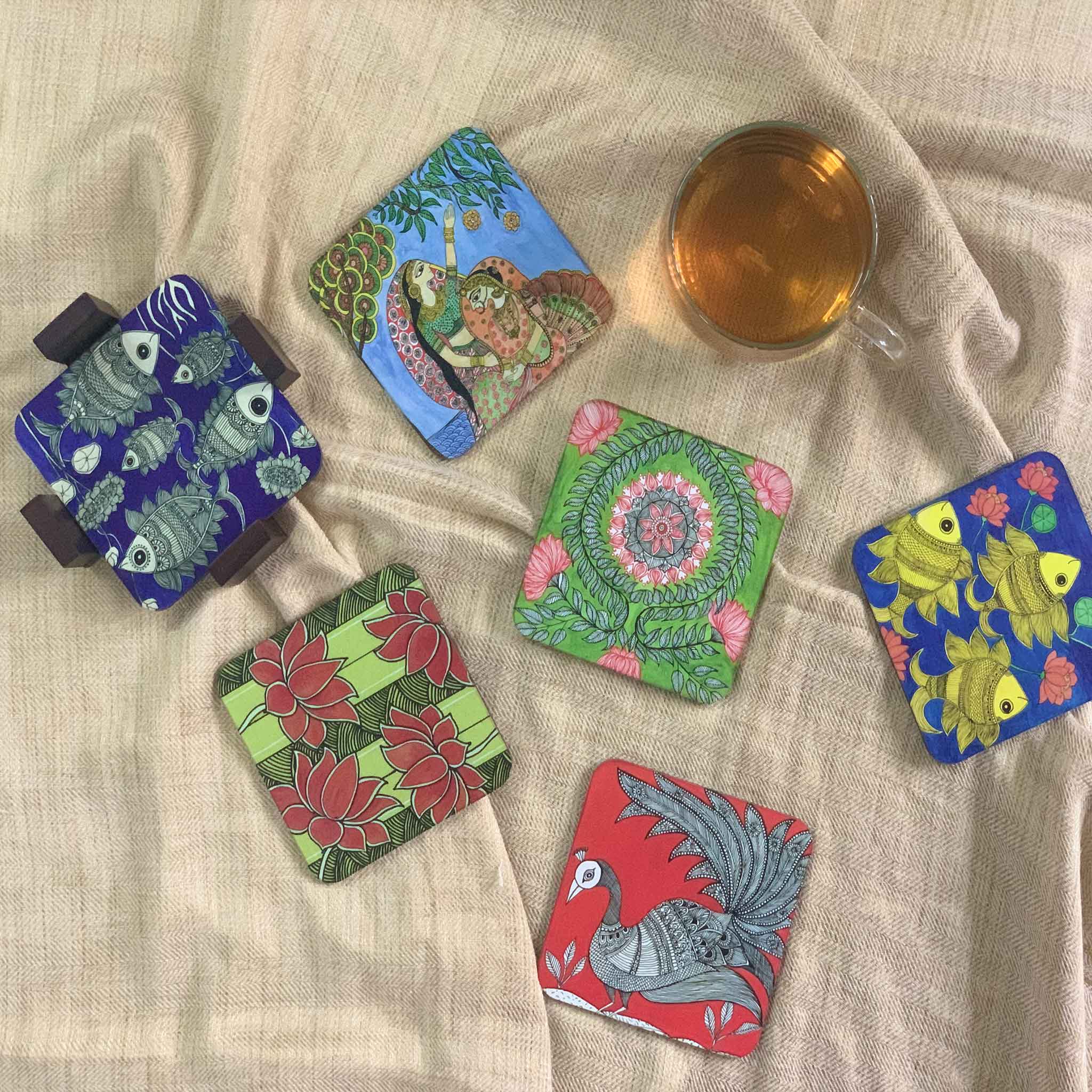 Shop Handmade Tea Coasters Online at Best Price Studio Decorai